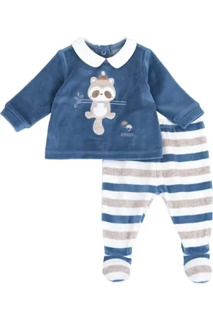chicco Coprifasce e ghettina in ciniglia, Baby - Jungen, Blau (1), 0M, Entworfen in Italien