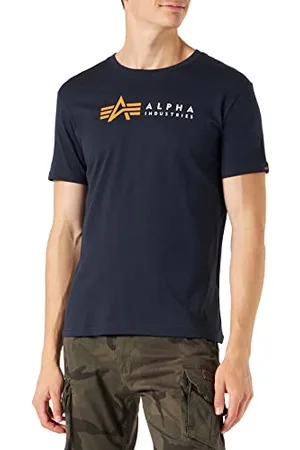 Alpha Industries Herren Alpha Label T-Shirt, , 3XL