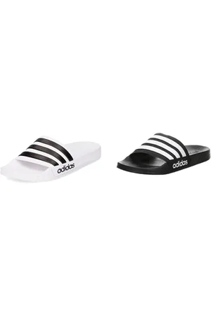 adidas Herren Adilette Shower Slipper, Weiß, 39 EU Herren Adilette Shower Slipper, Schwarz, 39 EU