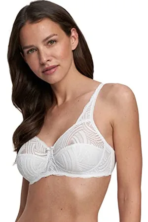 Susa BH Damen ohne Bügel Nizza I Damen-BHS mit genähten Cups I Nachhaltig produziert aus recycelten Materialien I Mit verstellbarem Träger I I 85B
