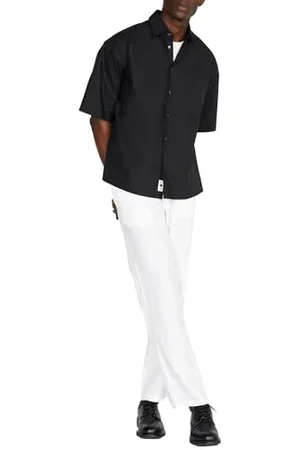 Sisley Mens 5O93SQ028 Shirt, , L