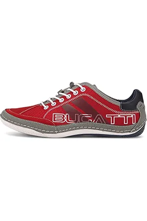 Bugatti Herren Casual Sneaker mit Flexibler Sohle, Schnürschuh mit Memory Foam, Elastische Schnürsenkel, , 41 EU