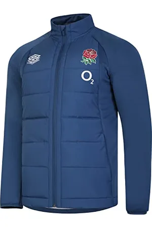 Umbro Herren England Thermojacke (O2) Jacke, Ensign Blue/Junggesellenabschied, XXL