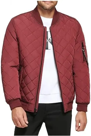 Calvin Klein Herren Quilted Zipper Detail Jacket Jacke, , XL