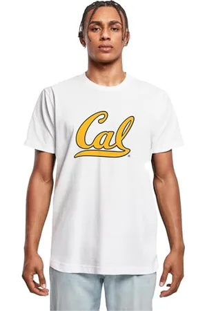 Merchcode Herren T-Shirt Cal Logo Tee, Regular Fit, Baumwolle 100%, S