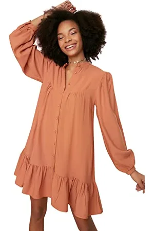 Trendyol Damen Wide Cut Shirt Dress, , 36 EU