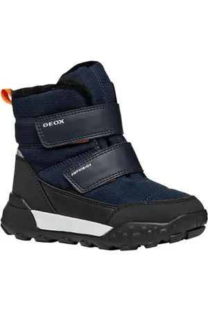 Geox J TREKKYUP Boy B ABX Snow Boot, Navy/Black, 36 EU