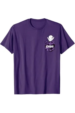 Casper The Friendly Ghost Tie Dye Pocket Hit T-Shirt