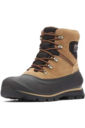 sorel BUXTON LACE WATERPROOF Schneestiefel für Herren, Braun (Delta x Black), 46 EU