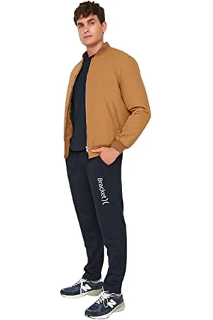 Trendyol Herren Plus Size Mittlerer Bund Regular Jogginghose Sweatpants, , M Größen