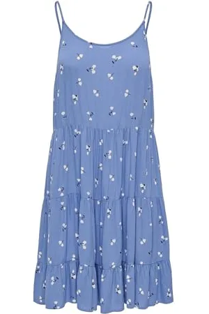 ONLY Onlmaj Life S/L AOP Short Dress WVN Noos