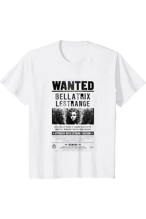 Harry Potter Kinder Bellatrix Lestrange Wanted Camiseta T-Shirt
