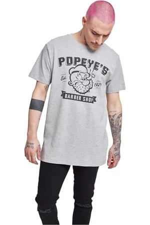 Merchcode Herren Popeye Barber Shop Tee T-Shirt XL