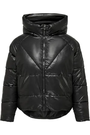 ONLY Carmakoma Damen Caranja Faux Leather Buffer Cc Otw Jacke, , L EU