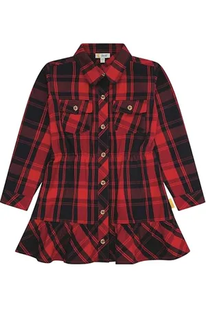 Steiff Kinderkleid EU Größe 128 , Mädchen Kleid, Kinderkleid für jeden Anlass, lockere Passform, Langarm, waschmaschinenfest