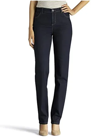 Lee Damen Classic Fit Monroe Straight Leg Jeans - Blau - 50