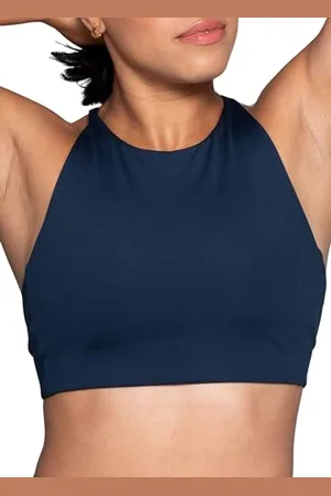 GIRLFRIEND COLLECTIVE Topanga Sport BH Damen mit Cross Back I Comfy BH Damen ohne Bügel in verschiedenen Größen und Farben I Sport BH Damen Starker Halt für jedes Alter