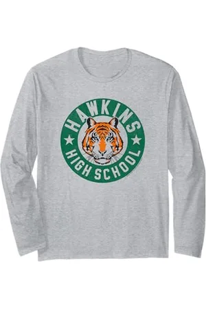 Stranger Things Logo von Hawkins High School Tigers Langarmshirt