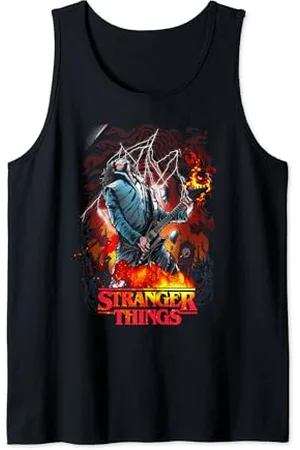 Stranger Things Hellfire Club Gitarre Eddie Munson Rockstar Tank Top