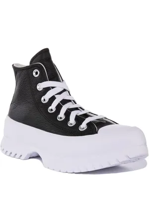 Converse Herren Chuck Taylor All Star Lugged 2.0 Leather Sneaker, Black Egret White, 36.5 EU