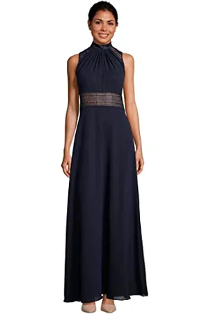 Vera Mont Damen Abendkleid rückenfrei Night Sky,40