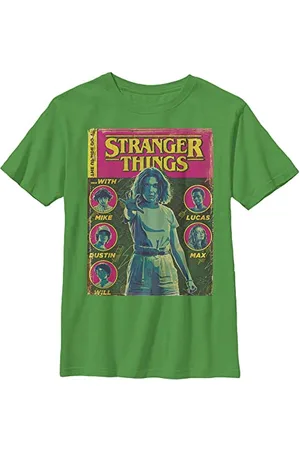 Stranger Things Unisex Kinder Comic Cover Short Sleeve T-shirt, , Einheitsgröße