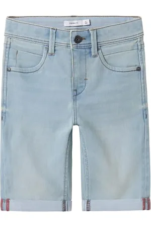 NAME IT Jungen Nkmsilas Slim Dnm L 2272-ax Noos Shorts, , 110 EU