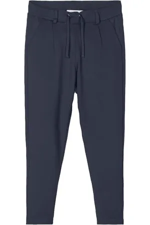 NAME IT Mädchen Nitida Pant Nmt Noos Hose, Dark Sapphire, 146 EU