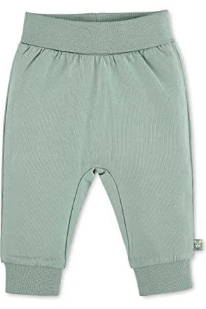 Sterntaler Baby Jungen Hose Baby GOTS Hose Emmi - Baby Hose, Kinder-Hose, Baby-Hose - mit "Mitwachsbund" und Stickerei - , 50