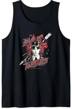 Wednesday Valentinstag Love Is Torture Logo Tank Top