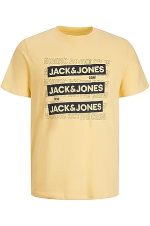 JACK & JONES Herren Jcospirit Logo Tee Ss Crew Neck Pls T-Shirt, , 5XL