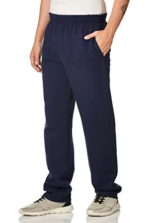 Fruit Of The Loom Herren Sofspun Fleece-Jogginghose mit offenem Boden Trainingshose, , Klein