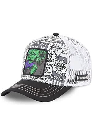 Capslab Hulk Marvel White/Black Trucker Cap - One-Size