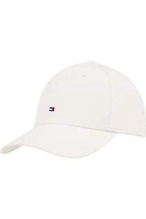 Tommy Hilfiger Herren Cap Flag Cotton 6 Panel mit Logo, Weiß (Ivory Silk), Einheitsgröße