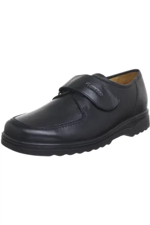 Ganter ERIC, Weite G, Herren Slipper, Schwarz (schwarz 0100), 44.5 EU (10 Herren UK)