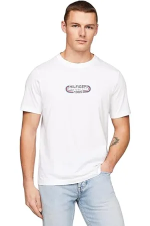 Tommy Hilfiger Herren T-Shirt Kurzarm Rundhalsausschnitt, , S