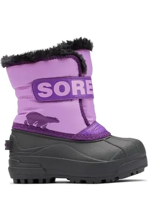 sorel Unisex-Kinder Snow Commander Boot Stiefel, Gumdrop/Purple Violet