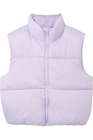 TOM TAILOR Mädchen 1038489 Puffer Weste, 29478-light Orchid Purple, 152
