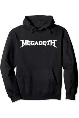 Megadeth Weißes Logo Pullover Hoodie