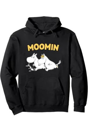 Moomin Mumin Running troll und Snorkmaiden Pullover Hoodie