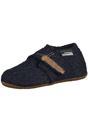 Living Kitzbühel Living Kitzbuhel Baby-Jungen Babyklettschuh Krabbel-& Hausschuhe, Blau (Nachtblau 590), 20 EU