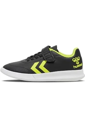 Hummel TOP Star IN. JR Football Shoe, Black/Yellow, 25 EU