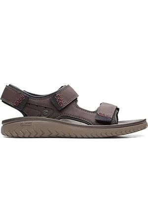 Clarks Herren Wesley Bay Sandale Brown
