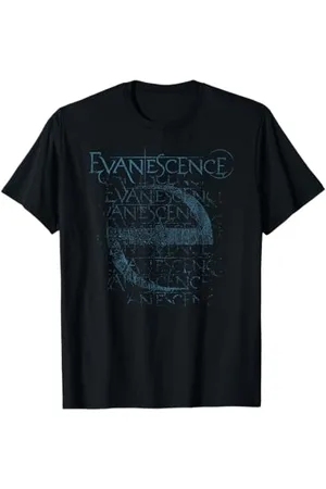 Evanescence – Blue Distressed Logo T-Shirt
