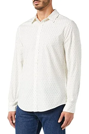Mustang Herren Style Clemens Stroke Klassisches Hemd, , 5XL
