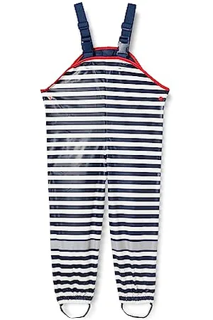 Playshoes Matschhose Regenlatzhose Ungefüttert Unisex Kinder Wind- und wasserdichte Regenhose Regenbekleidung, , 128