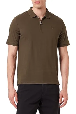 JACK & JONES Herren JPRBLASCOTT Zip SS Polo SN Poloshirt, , S