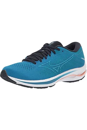 Mizuno Damen Wave Rider 25 Laufschuh, Imperial Blue/Vivid Blue, 41 EU Weit