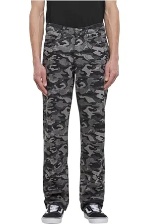 Urban classics Herren TB6687-Laser Camo Printed Jeans Hose, , 30