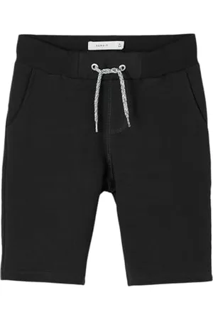 NAME IT Jungen Nkmhonk Swe Long Unb Noos Shorts, Black, 146 EU